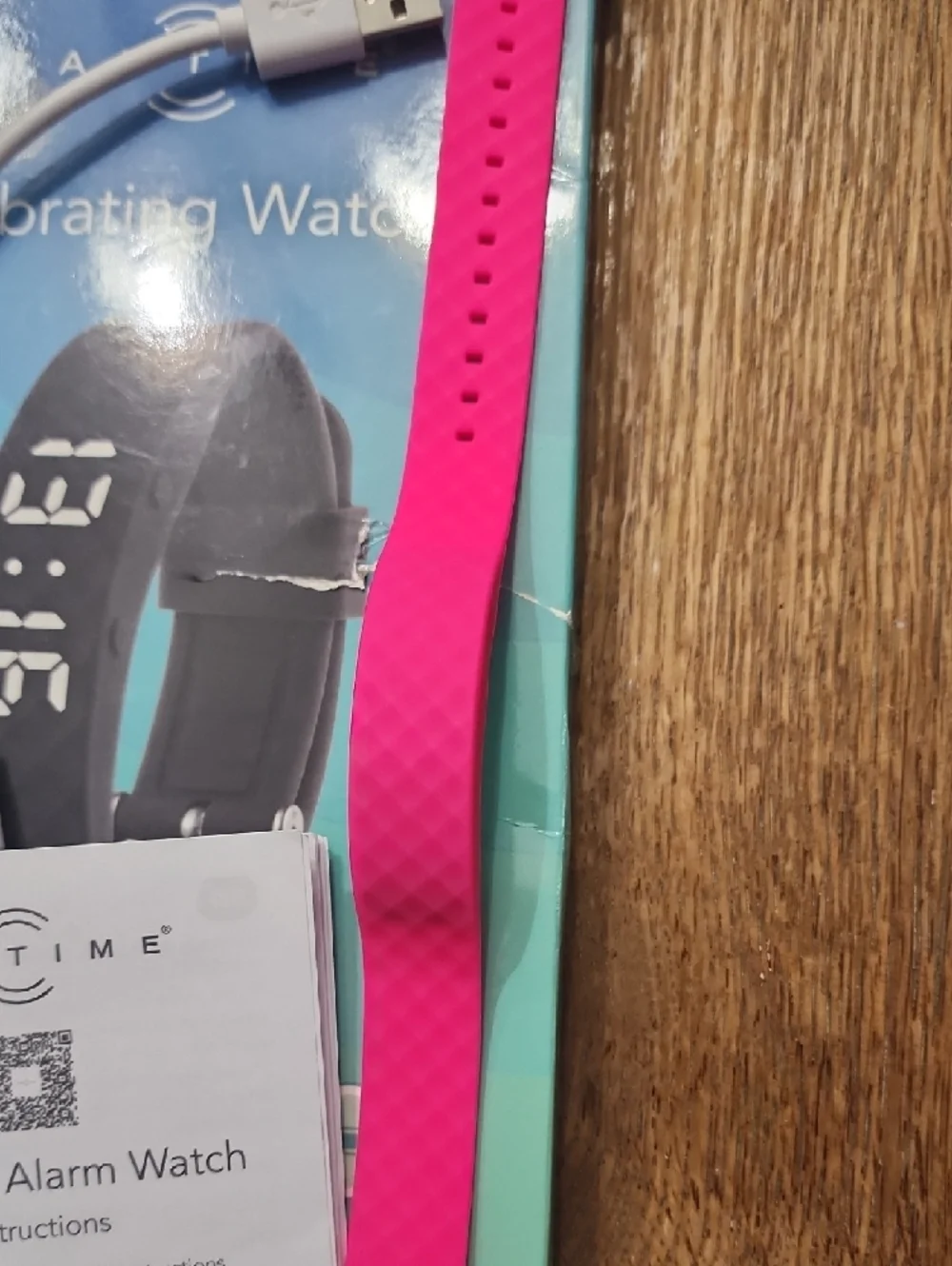 Vibrating Alarm Watch - Pink
